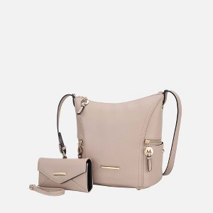 MKF Collection Lux Vegan Leather Women’s Hobo Bag with Wallet by Mia K - 1 of 4