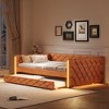 Whisen Full XL Upholstered Daybed with Trundle - 2 of 4