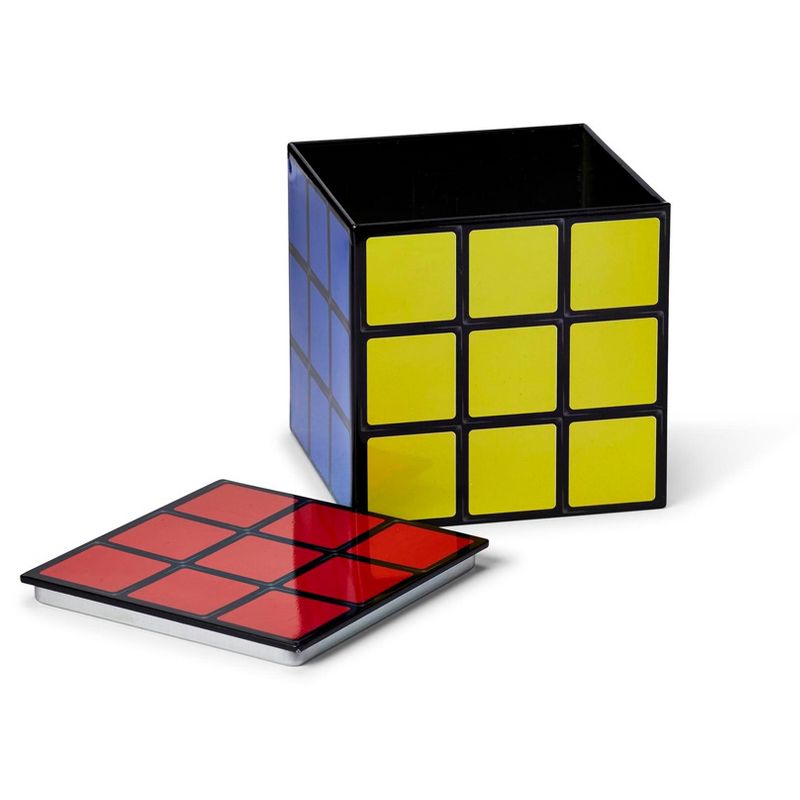 Toynk Puzzle Cube 4 x 4 Inch Tin Storage Box, 2 of 7