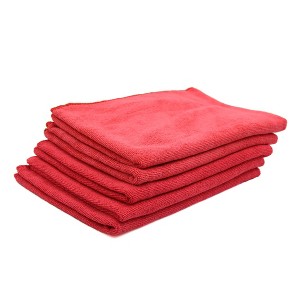 Unique Bargains 250GSM Microfiber Car Washing Towel 5 Pcs - 1 of 3