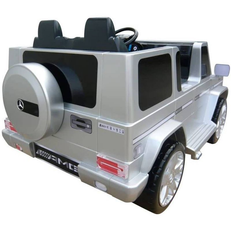 Kid Motorz 12V Mercedes Benz G55 Two Seater Powered Ride-On - Silver, 4 of 6
