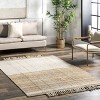Nuloom Cornelia Striped Jute Tassel Indoor Area Rug, 5' x 8', Natural - 2 of 4