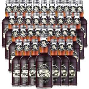 Fentimans Botanically Brewed Curiosity Cola Sparkling Soda, 36 Pack, 9.3 fl oz Bottles – Premium Craft Soda/Mixer for Cocktails & Refreshing Drinks - 1 of 4