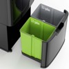 16 Gallon Kitchen Trash Can, Double-layer Multiple Compartments Recycling Kitchen Trash Can With Smart Sensor Lid, Thickened Stainless Steel - 4 of 4