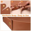 Unique Bargains PU Leather Foldable Jewelry Organizing Storage Trays 2 Pcs - 4 of 4