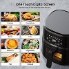 Air Fryer, 6 in 1 Visualized Window Air Fryers Oven with Dishwasher Safe Basket,Low Noise Airfryers with Timer & Temperature Control - 4 of 4