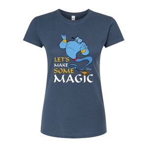 Women's - Disney - Let's Make Some Magic with Genie Fitted Graphic T-Shirt - 1 of 3