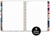 HARDCOVER 2026 Planner, 7"x9": 14 Months (Nov 2025-Dec 2026), Daily/Weekly/Monthly,  Bookmark, Pocket Folder w Sticky Notes (Small Navy Floral) - 4 of 4