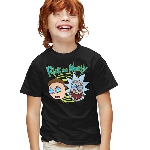 Boys' Short Sleeve Rick And Morty Blown Minds T-Shirt - 1 of 4