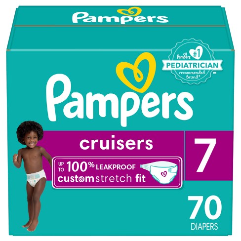 Pampers Diapers, Size 7 (41+ lb), Super Pack 54 ea, Shop