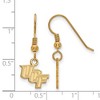 Black Bow Jewelry 14k Yellow Gold Plated Sterling Silver Central Florida Knights NCAA Dangle Earrings - 2 of 3