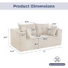 MAXYOYO Modular Sectional Sofa Couch, Sleeper Chair Modern Boneless Couch for Living Room, No Assembly Required - 2 of 4