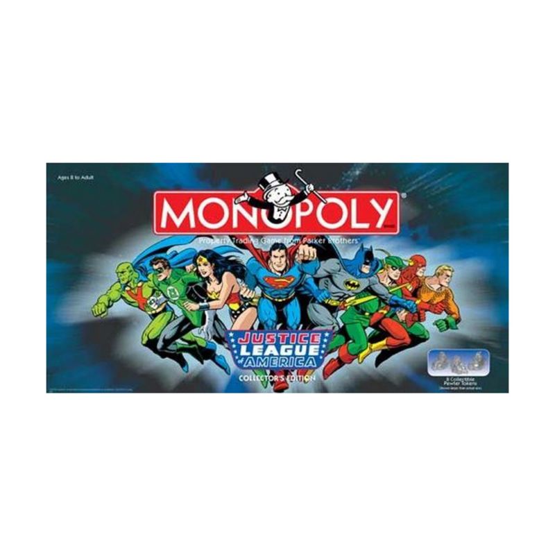 Monopoly - Justice League of America Collector's Edition (2002 Edition) Board Game, 1 of 2