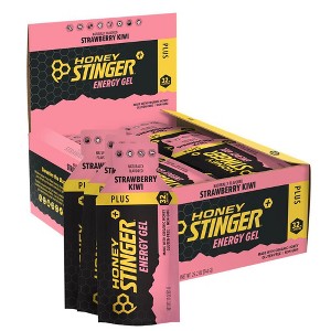 Strawberry Kiwi Caffeinated Energy Gel Box of 24 - 1 of 4