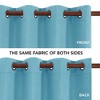Deconovo 100% Blackout Faux Linen Curtains 2 Panels – Multiple Sizes - 3 of 4