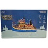 Carole Towne Collection Teddy Boat Tours Lighted Christmas Village Scene - 4 of 4