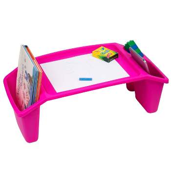 Mind Reader Sprout Collection Portable Desk Side Storage Pockets Pink
