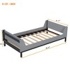 NicBex Twin Size Daybed with Storage Wooden Day Bed Frame with Book Storage Rack for Apartment and Bedrooms - 2 of 4