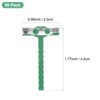 Unique Bargains Durable Plastic Triangle Boutonnieres Corsage Pins - 3 of 4