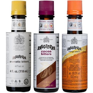 Angostura Bitters Mixed 3 Pack - Aromatic, Orange and Cocoa 4oz Premium Cocktail Bitters for Home and Professional Mixologists - 1 of 4