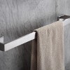 ChicFurnit Bathroom Towel Holder 8 Piece Stainless Steel Set Wall Mounted for Modern Bathroom Style, Silver, 25.4"*7.9"*2.4" - 4 of 4