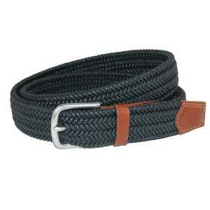 CrookhornDavis Men's Boca Braided Waxed Cotton Stretch Belt - 1 of 3