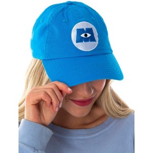 Disney Monsters Inc. Embroidered Logo Hat Adjustable Strap Baseball Cap - 1 of 4