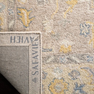 Handmade Gray Wool Tufted Area Rug 4' x 6'