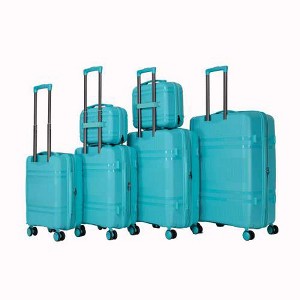 AENKYO 6-Piece Expandable Hardshell Luggage Set with 360¡ã Spinner Wheels - Lightweight Carry On Checked Travel Suitcase with TSA Lock - 1 of 4