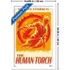 Trends International Marvel Fantastic Four: First Steps (2025) - Johnny Storm Is The Human Torch Framed Wall Poster Prints - 3 of 4