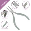 John Bead Classic Slim 4.75in Bent Nose Pliers, Stainless Steel Multi Purpose Jewelry Tool - 3 of 4