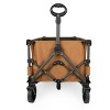 Oniva Wilderness Collapsible Outdoor Folding Wagon - Brown/Gray - 3 of 4