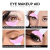 2Pcs Eyeliner Stencils 5 in 1 Silicone Winged Tip Eyeliner Eyebrow Eyelash Contour and Lip Line Aid Mascara Shield  Makeup Tool Beginners Friendly - 4 of 4