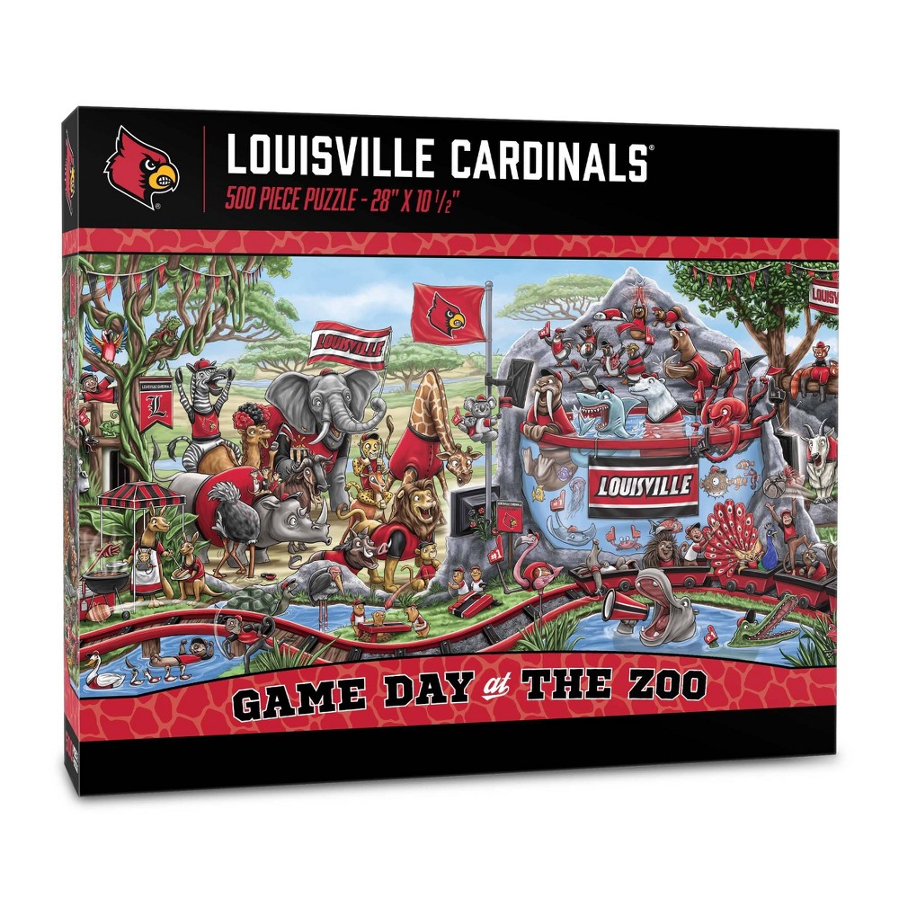 Photos - Jigsaw Puzzle / Mosaic NCAA Louisville Cardinals Game Day at the Zoo 500pc Jigsaw Puzzle