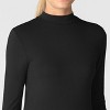 Wink Layers Women’s Long Sleeve Mock Neck Silky Tee - 4 of 4