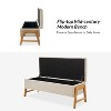 Nana Storage Bench With Solid Wood Legs | ARTFUL LIVING DESIGN - 4 of 4