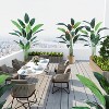 Artificial Bird of Paradise Plant Fake Palm Tree for Indoor Outdoor Modern Decor Faux Plants - 4 of 4