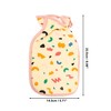 Unique Bargains Alphabet Pattern Drawstring Shower Gloves Pink Assorted Color 1 Pc - 3 of 3