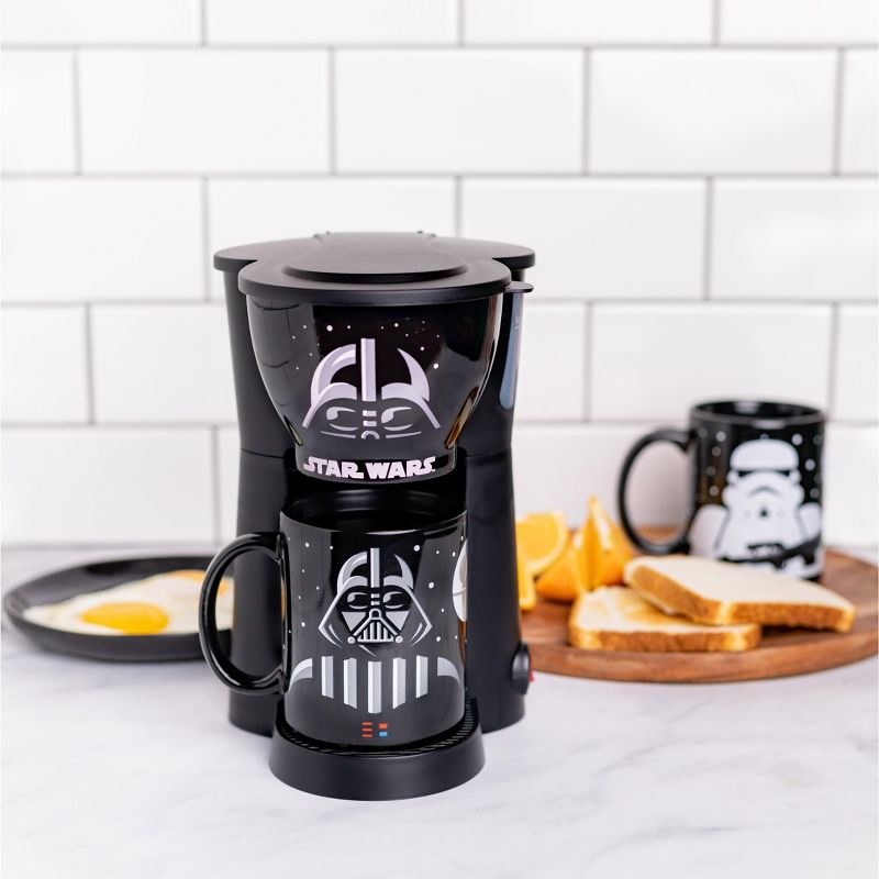 Uncanny Brands Darth Vader and Stormtrooper Single Cup Coffee Maker with Mug, 4 of 7