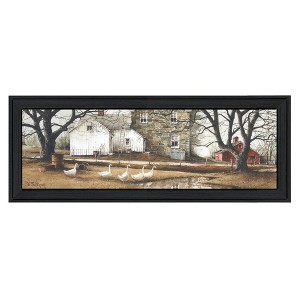 Puddle Jumpers By John Rossini, Printed Wall Art, Ready To Hang Framed Poster, Black Frame - 1 of 4