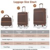 Lycvki 3 Pieces 20"+24" Hardshell Luggage Sets with TSA Lock Lightweight - 2 of 4