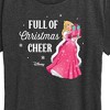 Women's - Disney - Full Of Christmas Cheer Aurora Short Sleeve Graphic T-Shirt - 2 of 4
