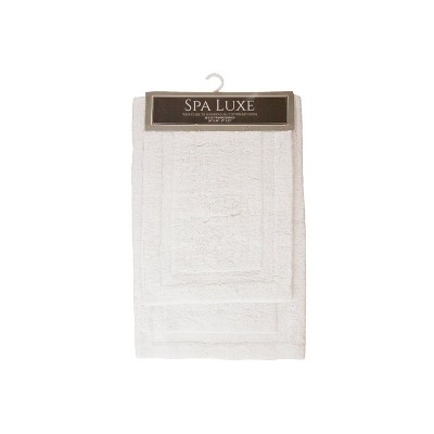Arkwright Home Spa Lux Solid 2pc Bath Rug Set