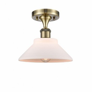 Orwell - 1 Light Semi-Flush Mount In Industrial Style-9 Inches Tall and 8.38 Inches Wide - 1 of 1