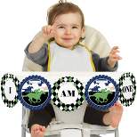 Big Dot of Happiness Kentucky Horse Derby 1st Birthday Highchair Decor - I Am One - First Birthday High Chair Banner