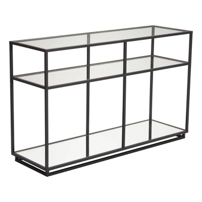 glass console table target