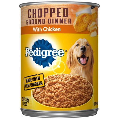 pedigree chopped chicken dog food