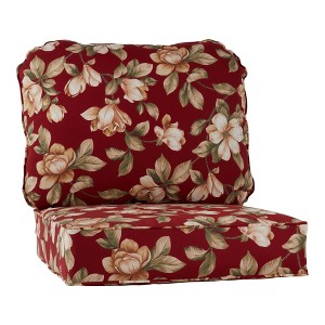2-Piece Deep Seat Outdoor Cushion Set - 1 of 4