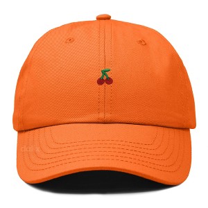 Dalix Lil Cherry Embroidered Cotton Summer Outdoor Baseball Cap Dad Hat Womens - 1 of 4