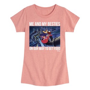 Girls' - Disney - Darkwing Duck Fitted Short Sleeve Graphic T-Shirt - 1 of 4